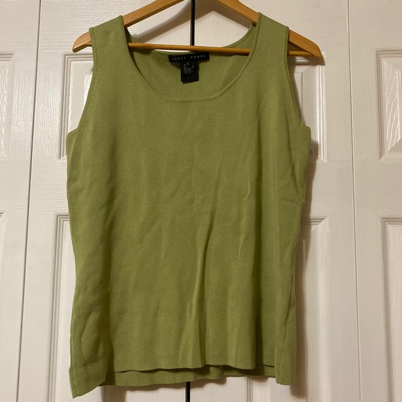 Yansi Fugel Tops - Yansi Fugel | Green Tank Top